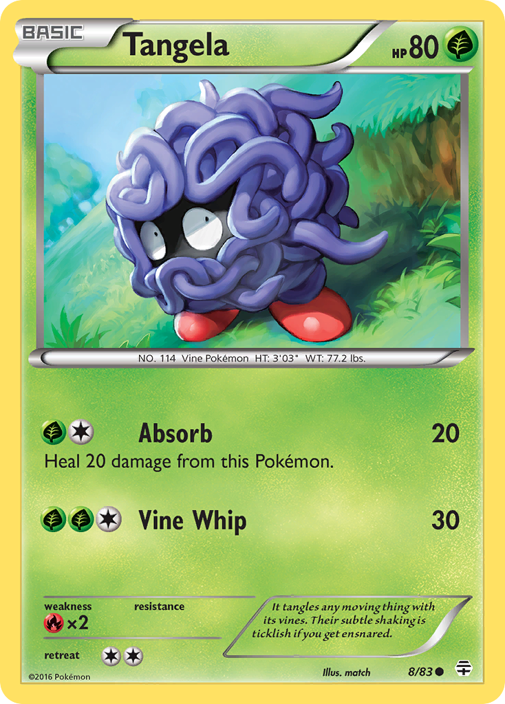 Tangela (8/83) [XY: Generations] | Galactic Gamez