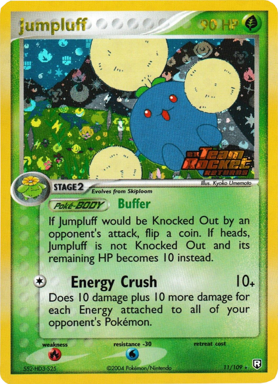 Jumpluff (11/109) (Stamped) [EX: Team Rocket Returns] | Galactic Gamez