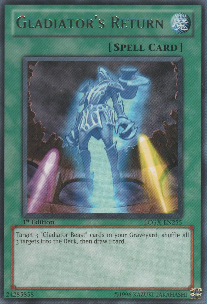 Gladiator's Return [LCGX-EN255] Rare | Galactic Gamez