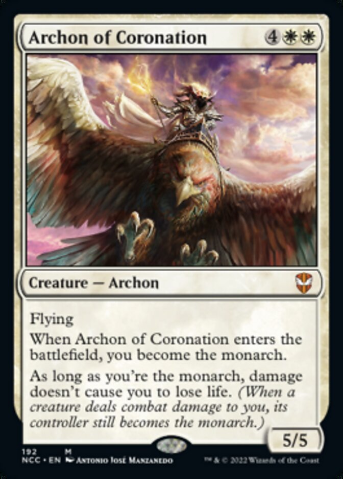 Archon of Coronation [Streets of New Capenna Commander] | Galactic Gamez