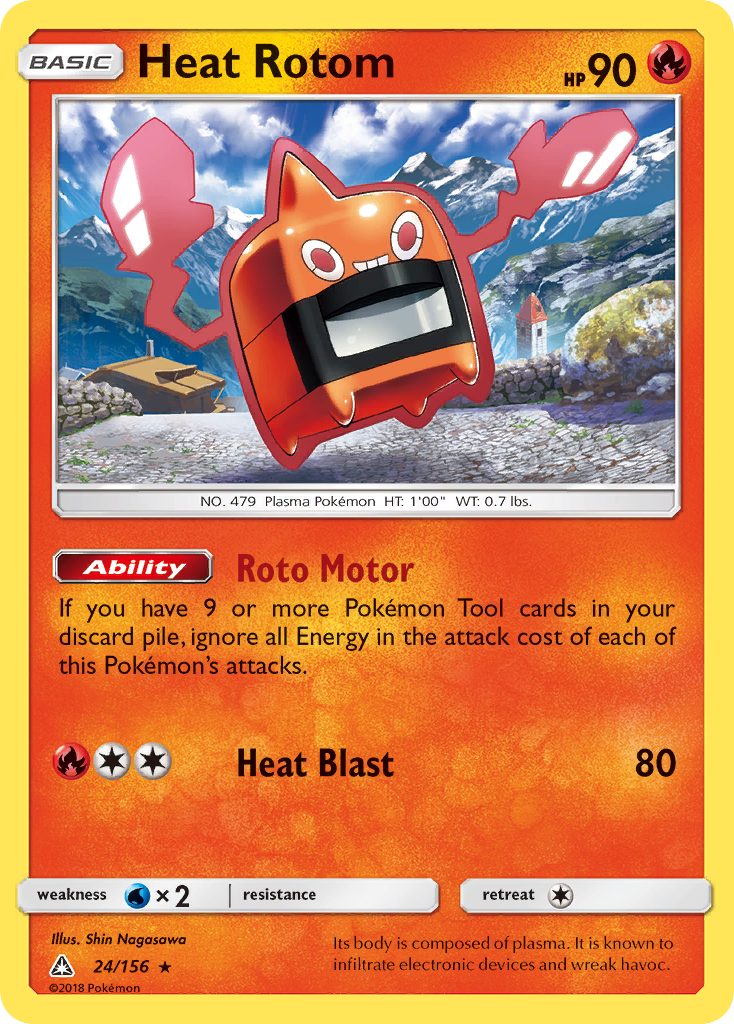 Heat Rotom (24/156) [Sun & Moon: Ultra Prism] | Galactic Gamez