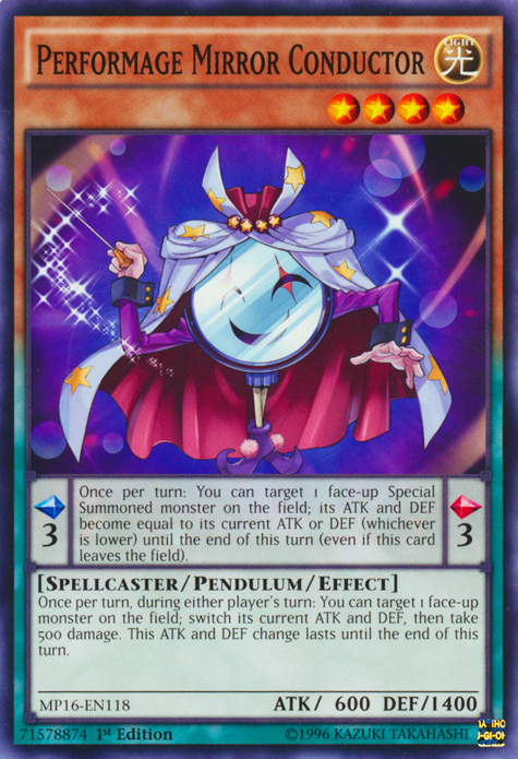 Performage Mirror Conductor [MP16-EN118] Common | Galactic Gamez