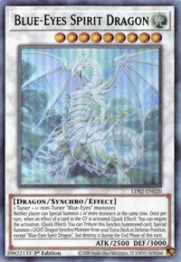 Blue-Eyes Spirit Dragon (Green) [LDS2-EN020] Ultra Rare | Galactic Gamez