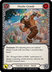 Macho Grande (Blue) [EVR029] (Everfest)  1st Edition Rainbow Foil | Galactic Gamez