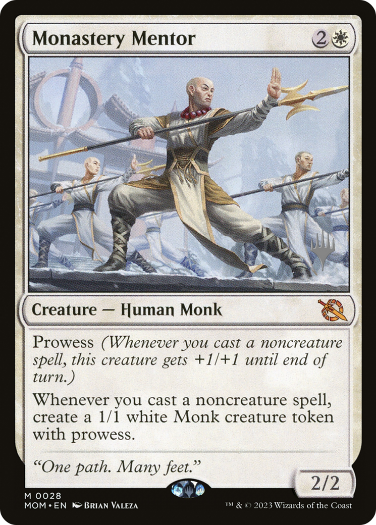 Monastery Mentor (Promo Pack) [March of the Machine Promos] | Galactic Gamez