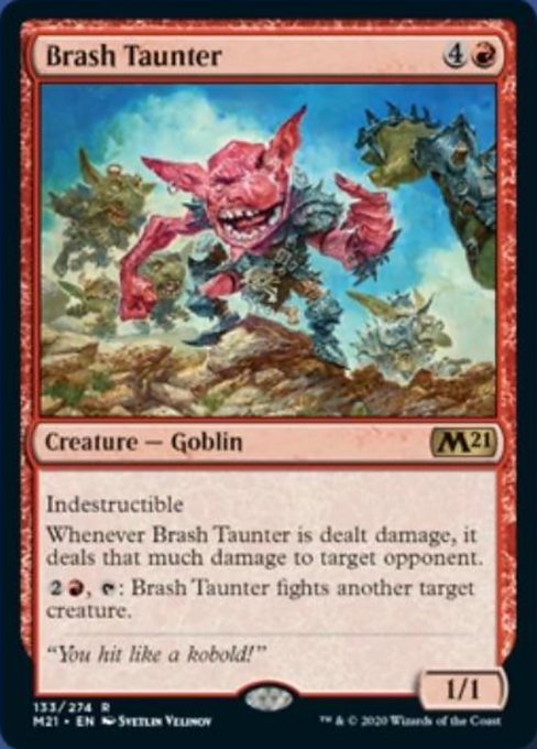 Brash Taunter [Core Set 2021] | Galactic Gamez