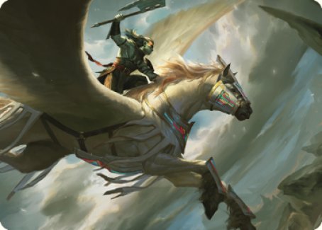 Cleaving Skyrider Art Card [Dominaria United Art Series] | Galactic Gamez