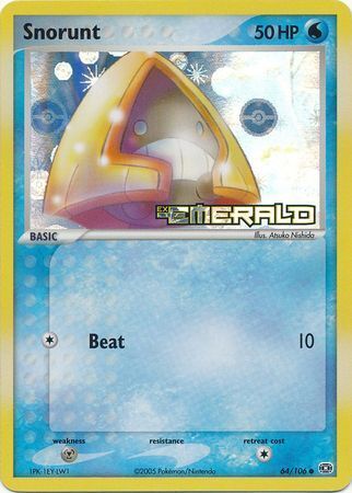 Snorunt (64/106) (Stamped) [EX: Emerald] | Galactic Gamez