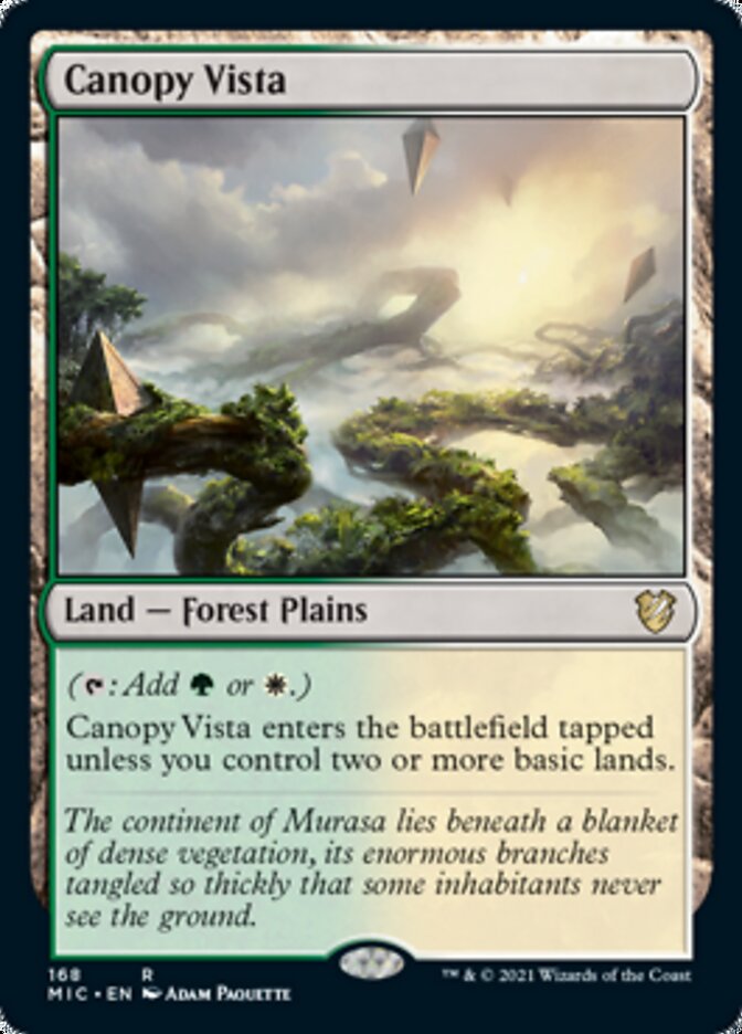 Canopy Vista [Innistrad: Midnight Hunt Commander] | Galactic Gamez