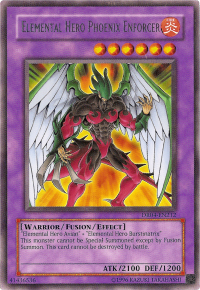 Elemental Hero Phoenix Enforcer [DR04-EN212] Rare | Galactic Gamez