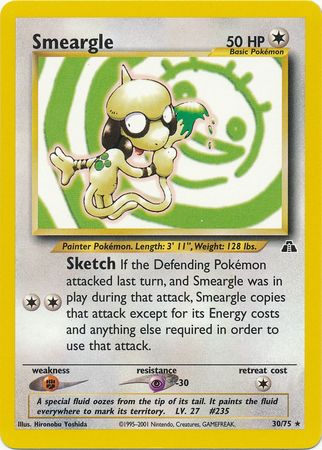 Smeargle (30/75) [Neo Discovery Unlimited] | Galactic Gamez