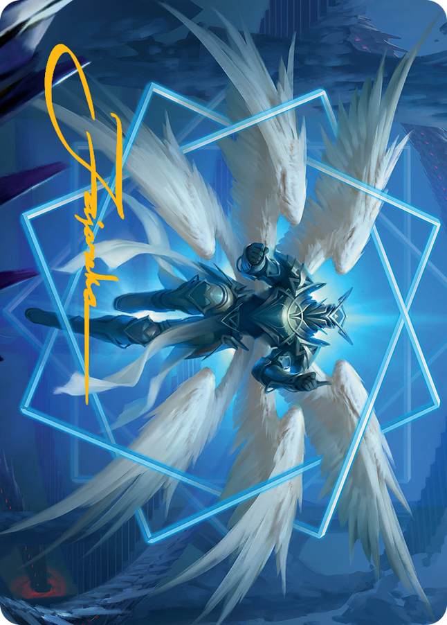 Vertex Paladin Art Card (Gold-Stamped Signature) [March of the Machine Art Series] | Galactic Gamez