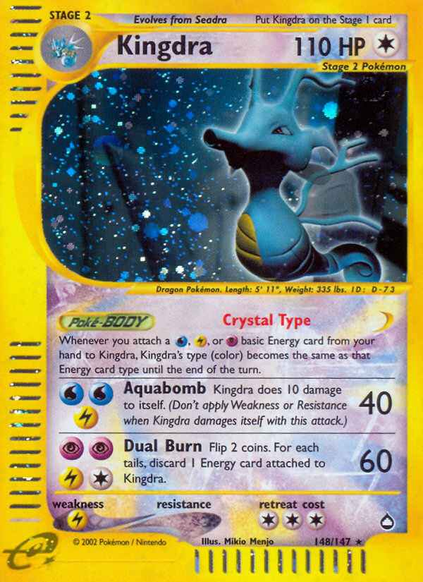 Kingdra (148/147) [Aquapolis] | Galactic Gamez