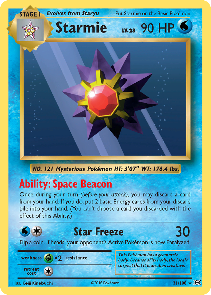 Starmie (31/108) [XY: Evolutions] | Galactic Gamez