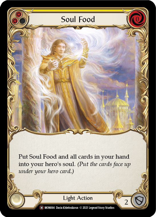 Soul Food (Rainbow Foil) [U-MON064-RF] Unlimited Edition Rainbow Foil | Galactic Gamez