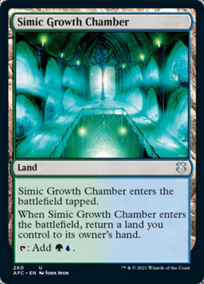 Simic Growth Chamber [Dungeons & Dragons: Adventures in the Forgotten Realms Commander] | Galactic Gamez