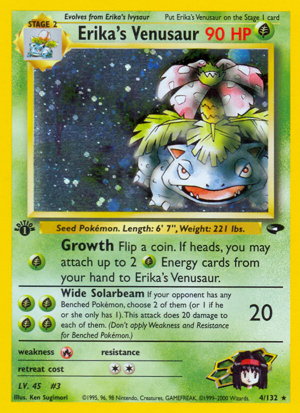 Erika's Venusaur (4/132) [Gym Challenge 1st Edition] | Galactic Gamez