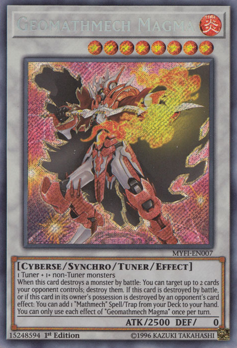 Geomathmech Magma [MYFI-EN007] Secret Rare | Galactic Gamez