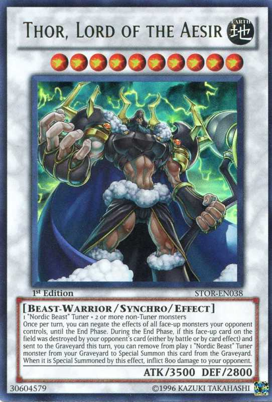 Thor, Lord of the Aesir [STOR-EN038] Ultra Rare | Galactic Gamez