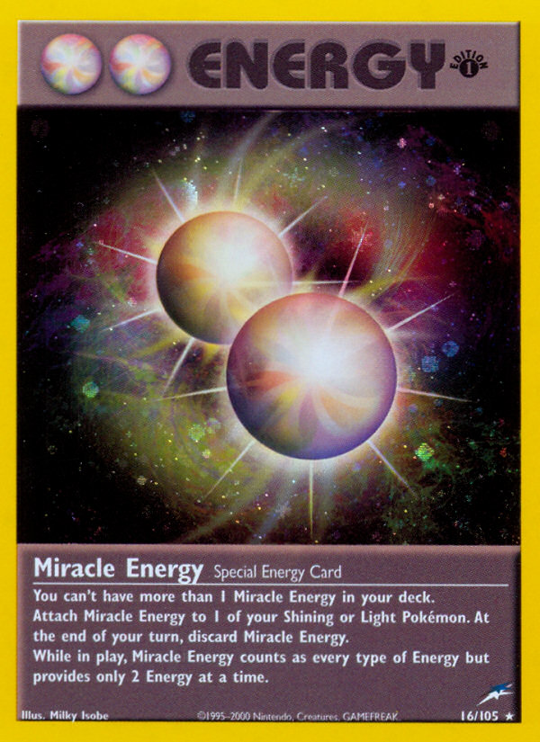 Miracle Energy (16/105) [Neo Destiny 1st Edition] | Galactic Gamez