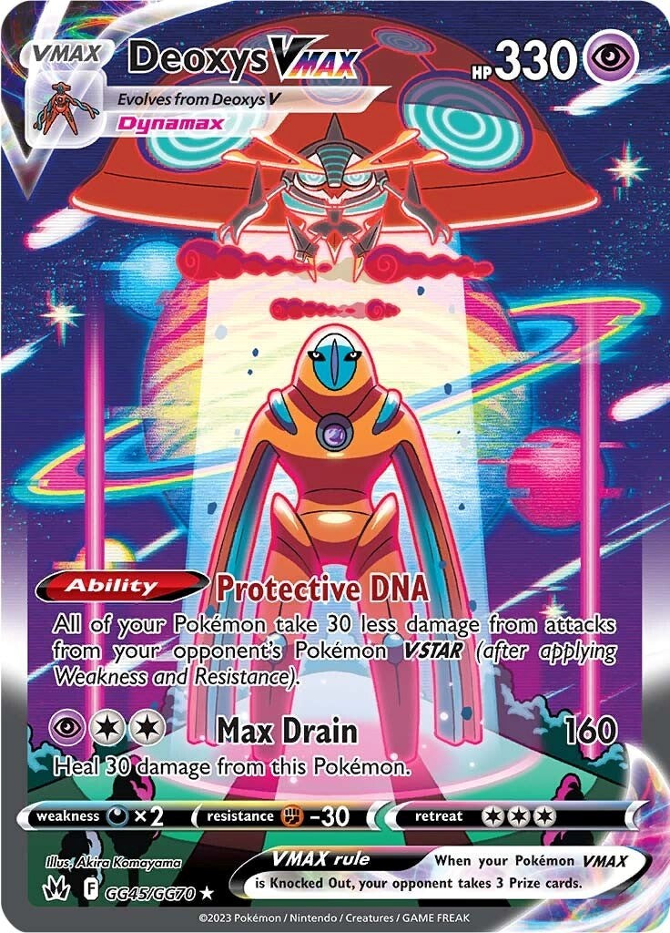 Deoxys VMAX (GG45/GG70) [Sword & Shield: Crown Zenith] | Galactic Gamez