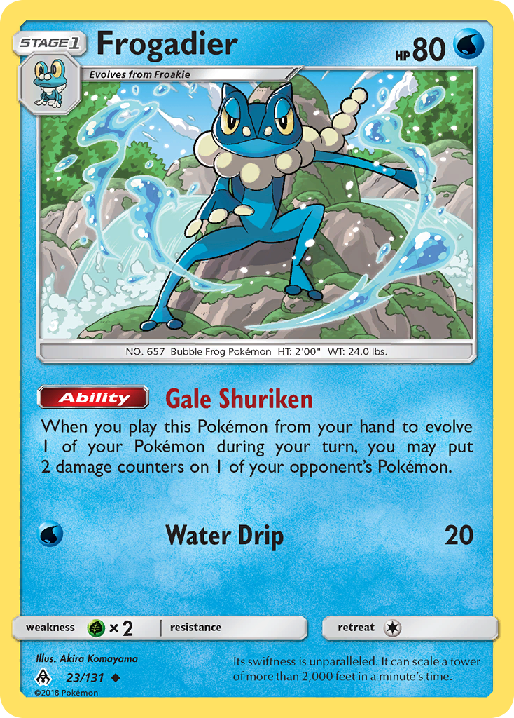 Frogadier (23/131) [Sun & Moon: Forbidden Light] | Galactic Gamez