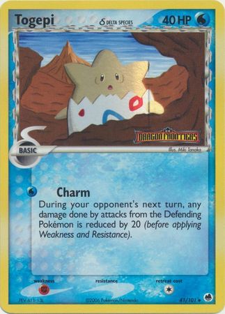 Togepi (41/101) (Delta Species) (Stamped) [EX: Dragon Frontiers] | Galactic Gamez