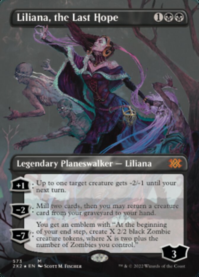 Liliana, the Last Hope (Textured Foil) [Double Masters 2022] | Galactic Gamez