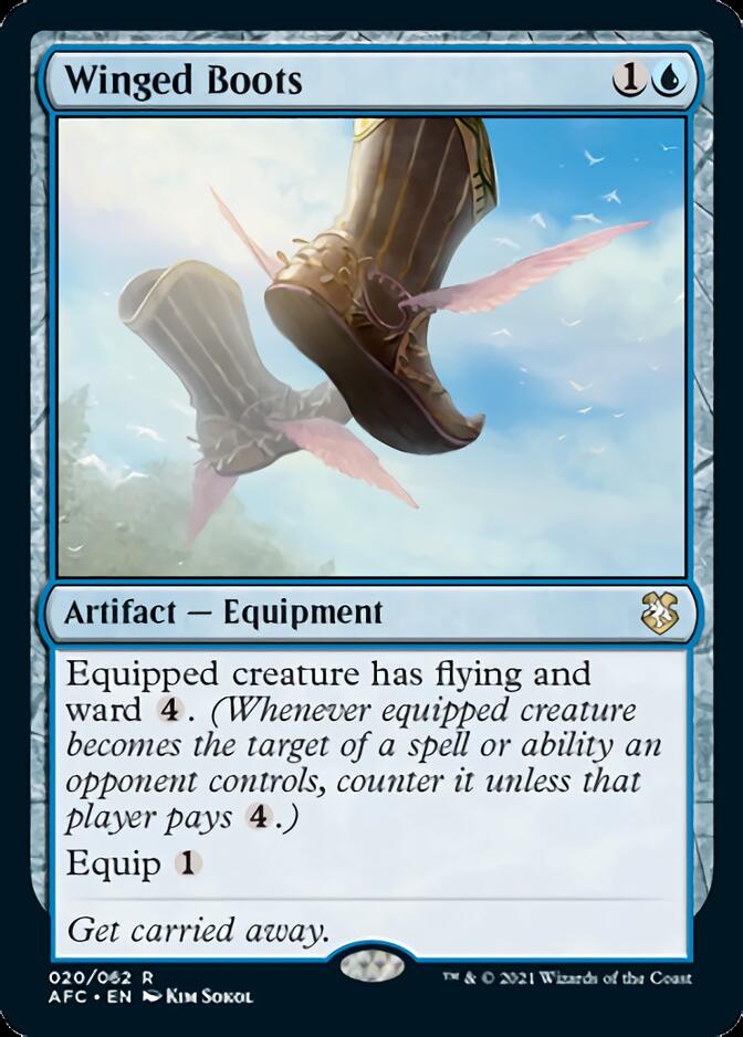 Winged Boots [Dungeons & Dragons: Adventures in the Forgotten Realms Commander] | Galactic Gamez