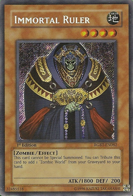 Immortal Ruler [RGBT-EN082] Secret Rare | Galactic Gamez