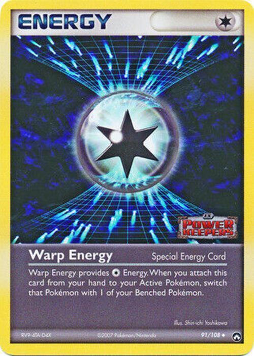 Warp Energy (91/108) (Stamped) [EX: Power Keepers] | Galactic Gamez