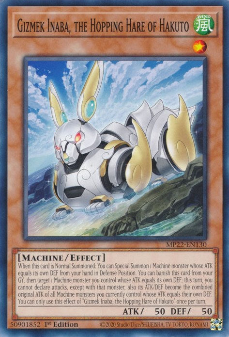 Gizmek Inaba, the Hopping Hare of Hakuto [MP22-EN130] Common | Galactic Gamez