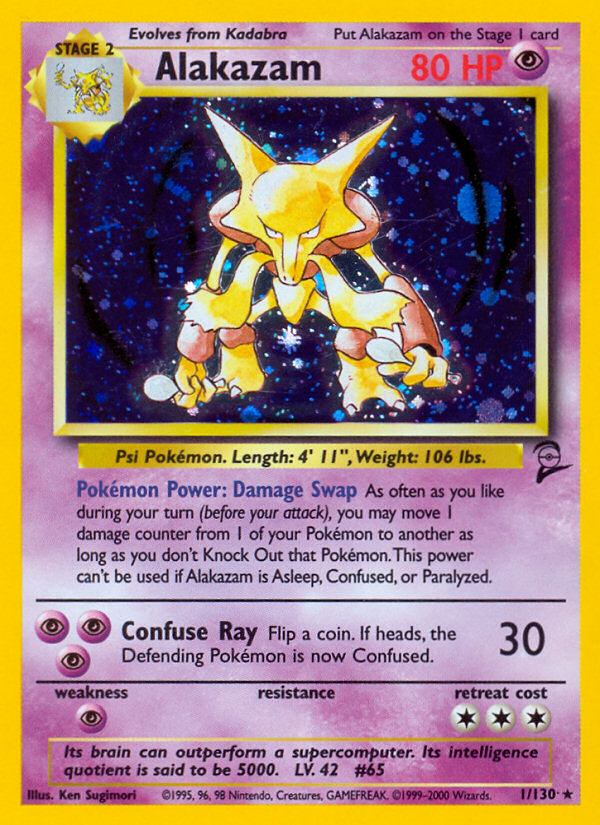 Alakazam (1/130) [Base Set 2] | Galactic Gamez