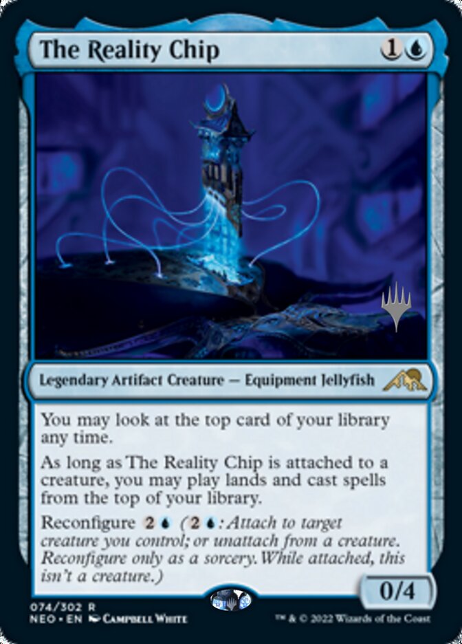 The Reality Chip (Promo Pack) [Kamigawa: Neon Dynasty Promos] | Galactic Gamez