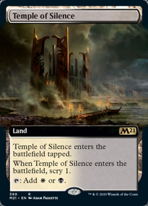 Temple of Silence (Extended Art) [Core Set 2021] | Galactic Gamez