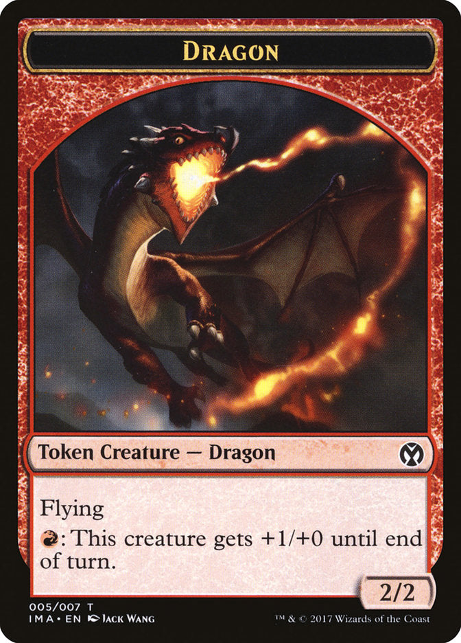 Dragon (005/007) [Iconic Masters Tokens] | Galactic Gamez