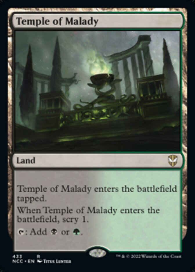 Temple of Malady [Streets of New Capenna Commander] | Galactic Gamez