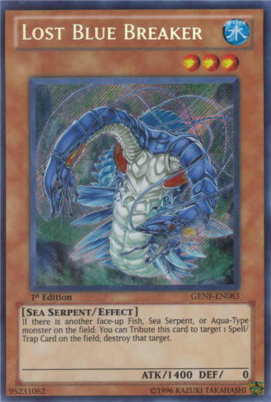 Lost Blue Breaker [GENF-EN083] Secret Rare | Galactic Gamez