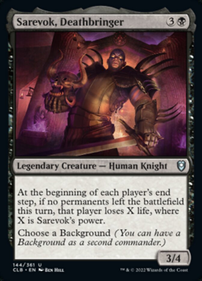 Sarevok, Deathbringer [Commander Legends: Battle for Baldur's Gate] | Galactic Gamez