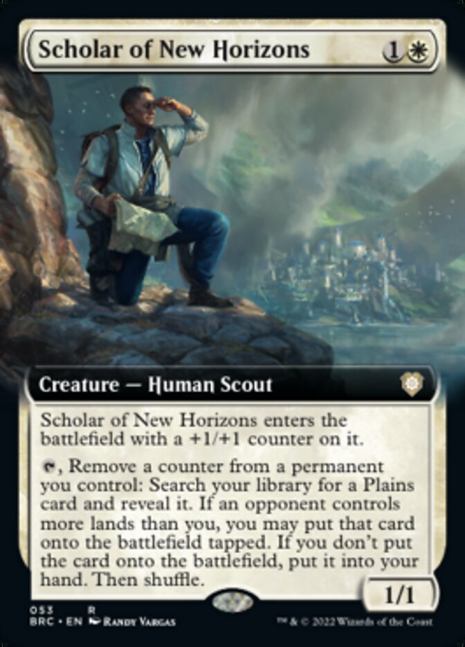 Scholar of New Horizons (Extended Art) [The Brothers' War Commander] | Galactic Gamez