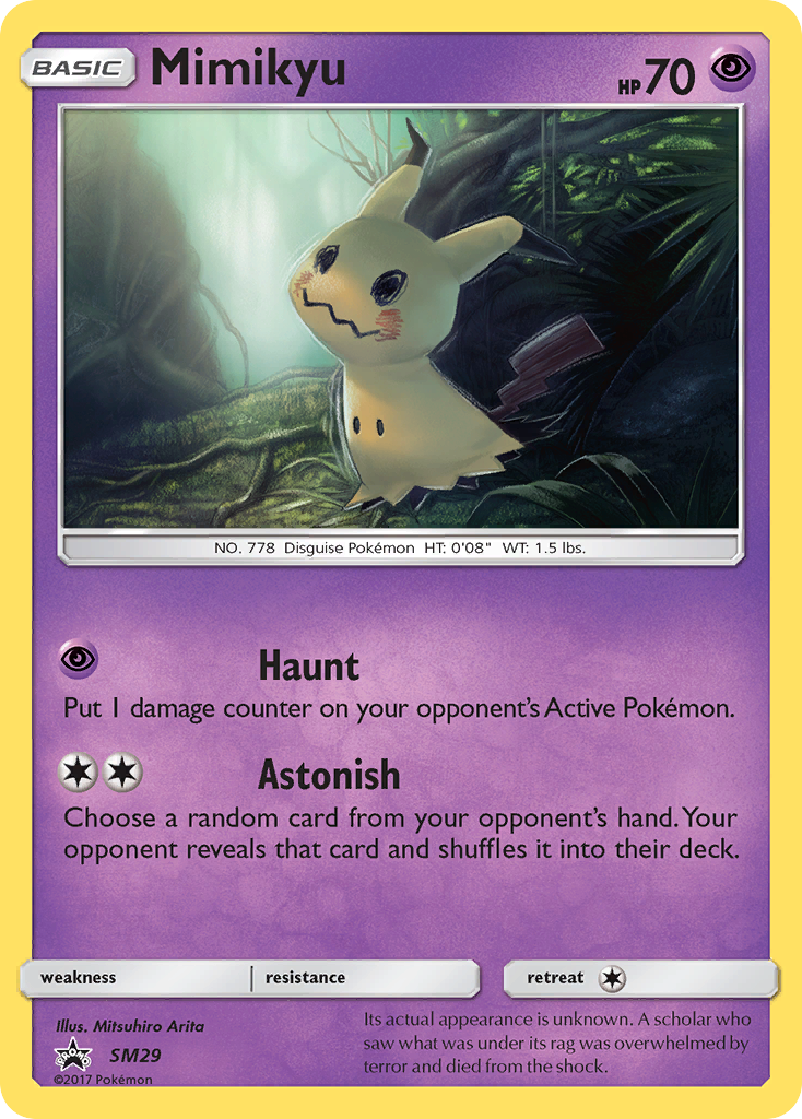 Mimikyu (SM29) [Sun & Moon: Black Star Promos] | Galactic Gamez