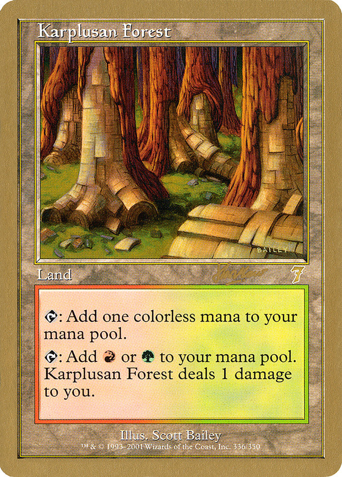 Karplusan Forest (Sim Han How) [World Championship Decks 2002] | Galactic Gamez