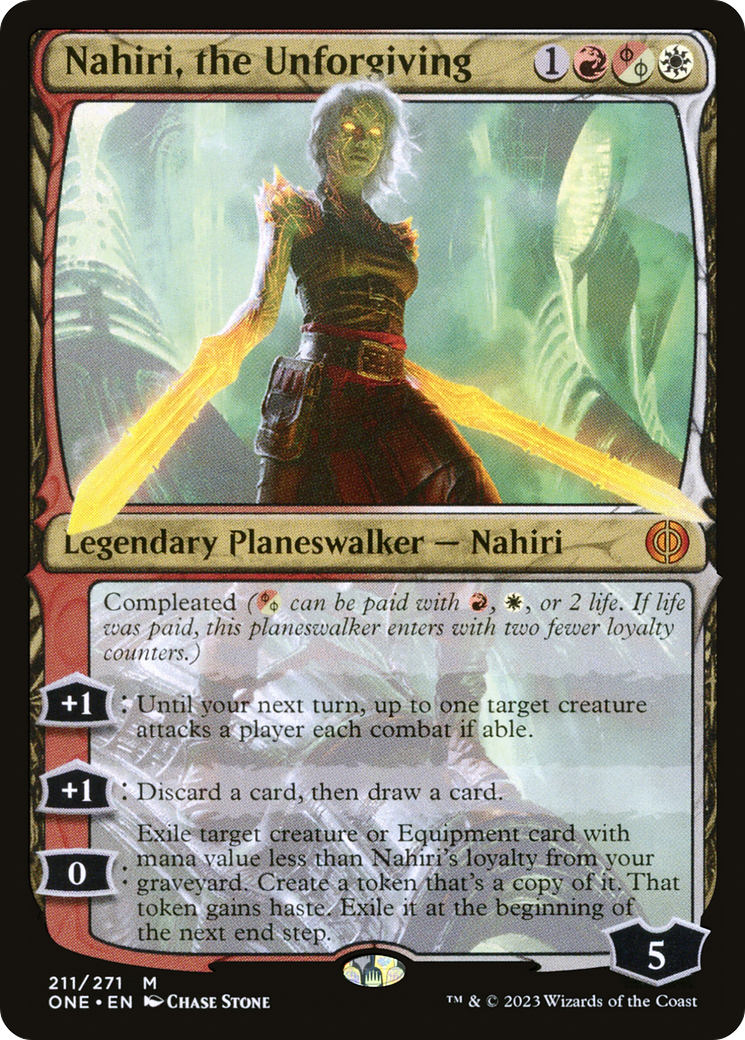 Nahiri, the Unforgiving [Phyrexia: All Will Be One] | Galactic Gamez