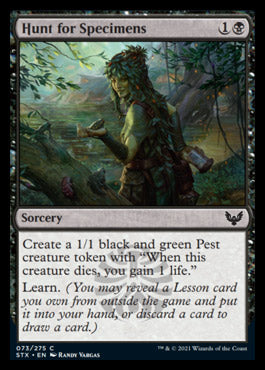 Hunt for Specimens [Strixhaven: School of Mages] | Galactic Gamez