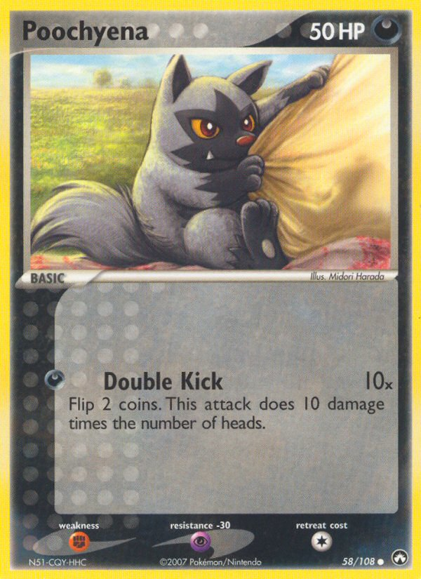 Poochyena (58/108) [EX: Power Keepers] | Galactic Gamez