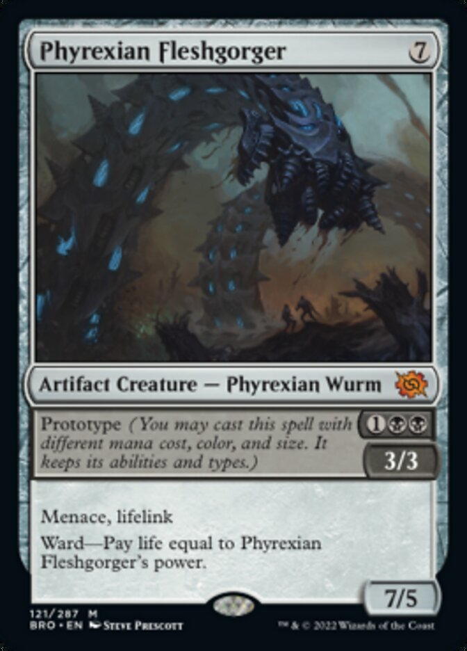 Phyrexian Fleshgorger (Promo Pack) [The Brothers' War Promos] | Galactic Gamez