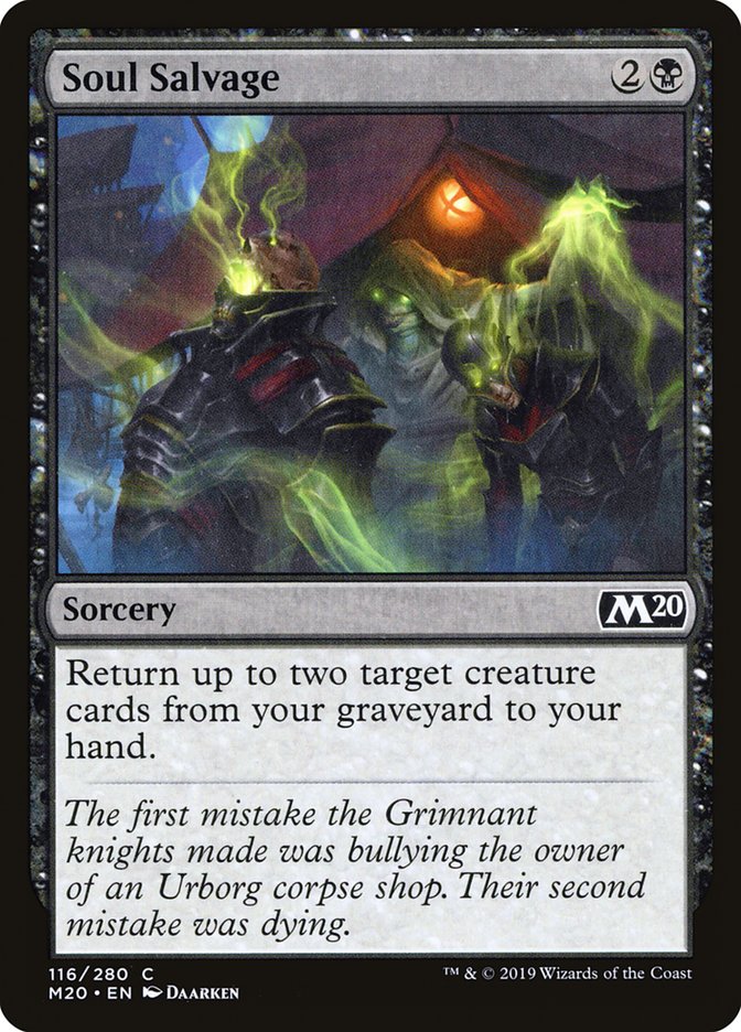 Soul Salvage [Core Set 2020] | Galactic Gamez