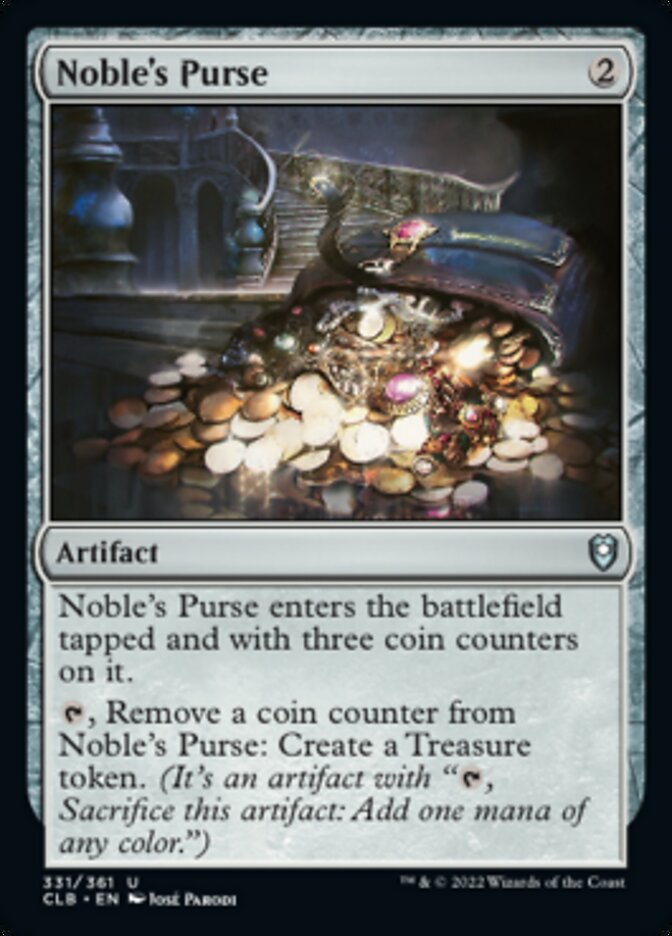 Noble's Purse [Commander Legends: Battle for Baldur's Gate] | Galactic Gamez