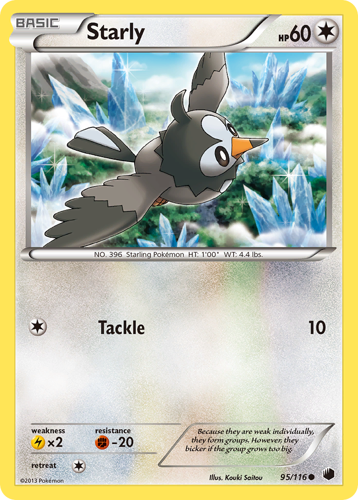 Starly (95/116) [Black & White: Plasma Freeze] | Galactic Gamez