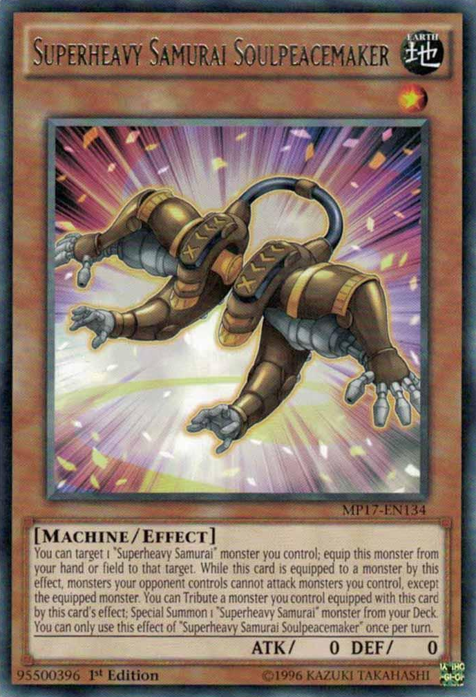Superheavy Samurai Soulpeacemaker [MP17-EN134] Rare | Galactic Gamez